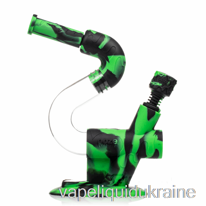 Vape Ukraine Ooze Swerve Silicone Water Pipe Chameleon (Black / Green)